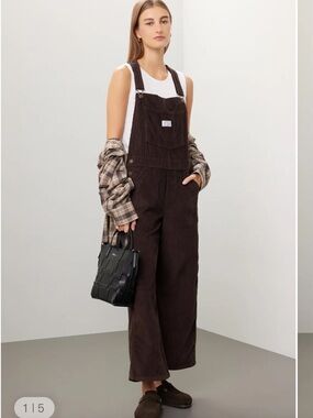Levi’s Baggy Corduroy Overalls - Brown
